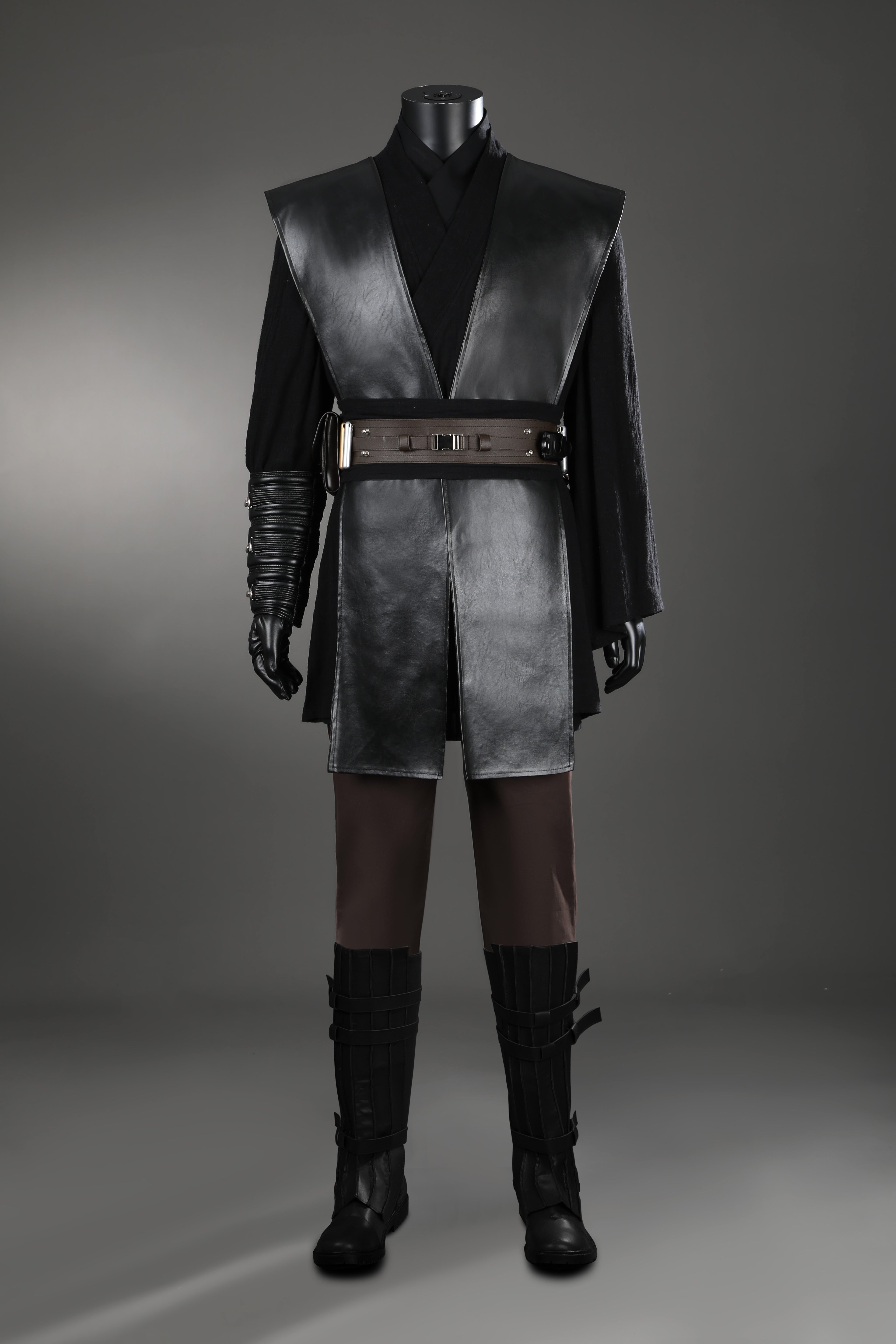 Anakin Cosplay Jedi Costume Skywalker Vader Darth Jedi Top Pants Cloak Belt Halloween Carnival Party Outfits Men