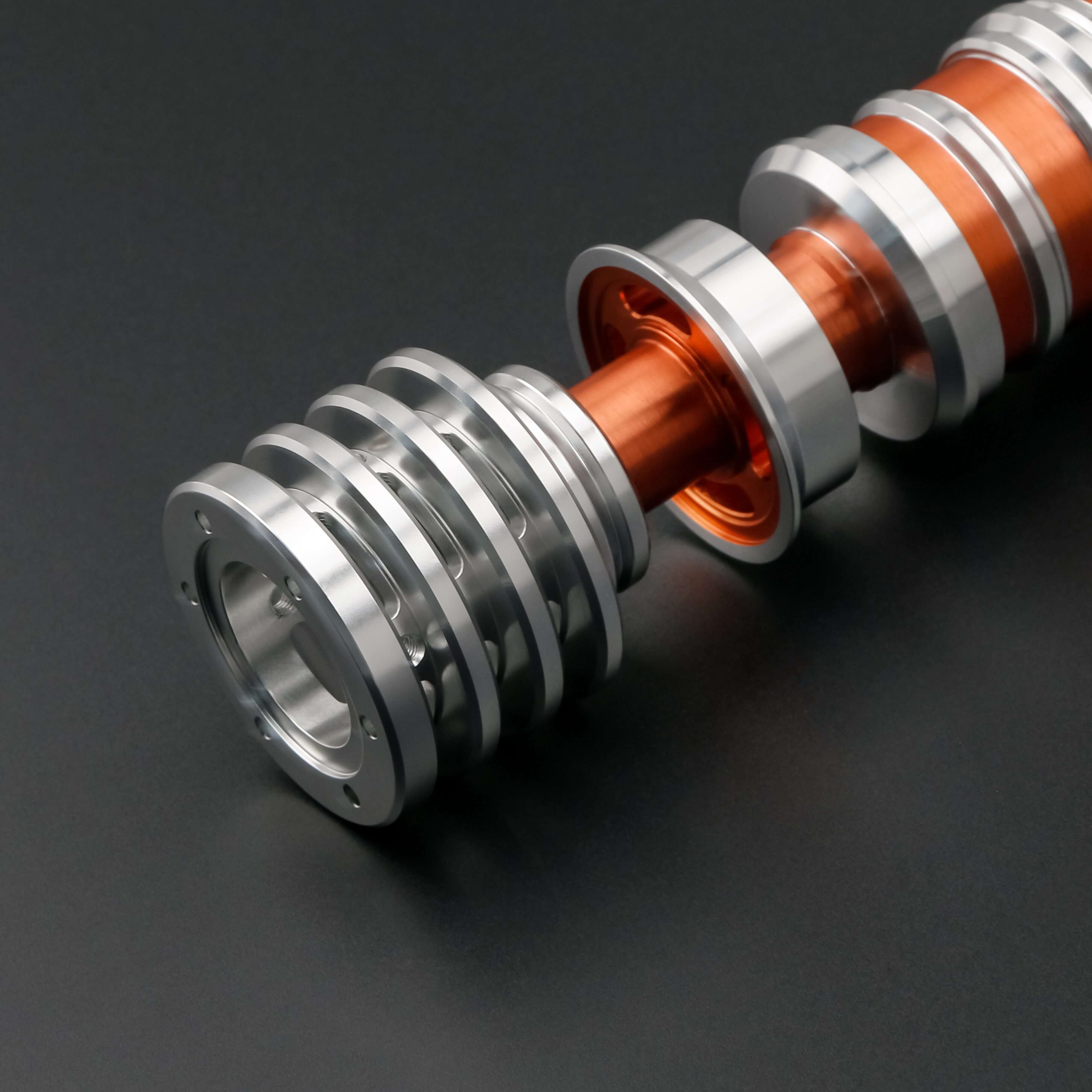 Leia SE lightsaber: High-quality replica with frosted aluminum alloy hilt, removable polycarbonate blade, and advanced electronics, inspired by Princess Leia&