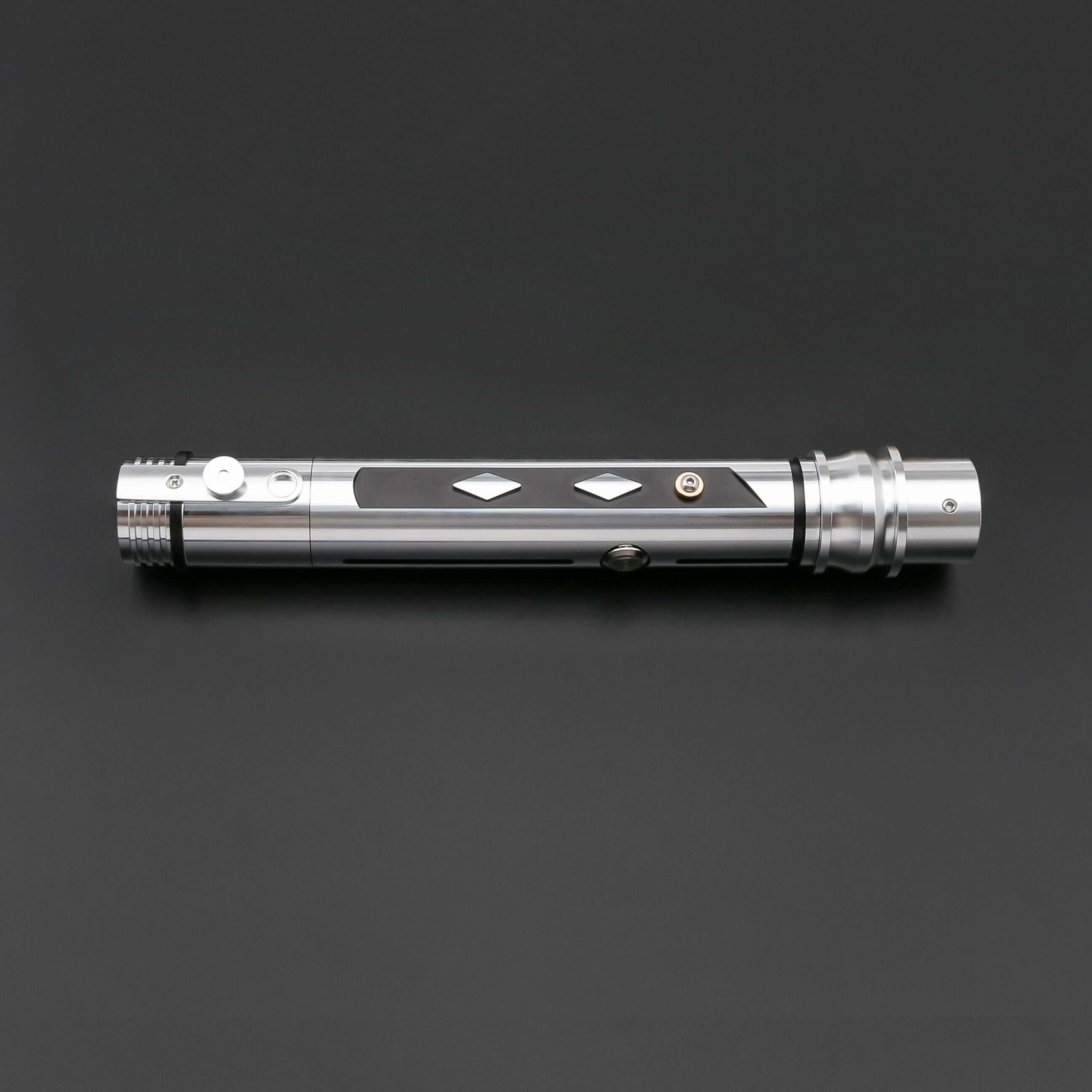 Ahsoka Tano SE Lightsaber – twin Saber set inspired by Ahsoka with distinctive tribal stripes on rugged aluminum alloy hilts, includes 26" and 32" polycarbonate blades, ergonomic straight grip with sound-amplifying pommel, customizable RGB/Neopixel core w