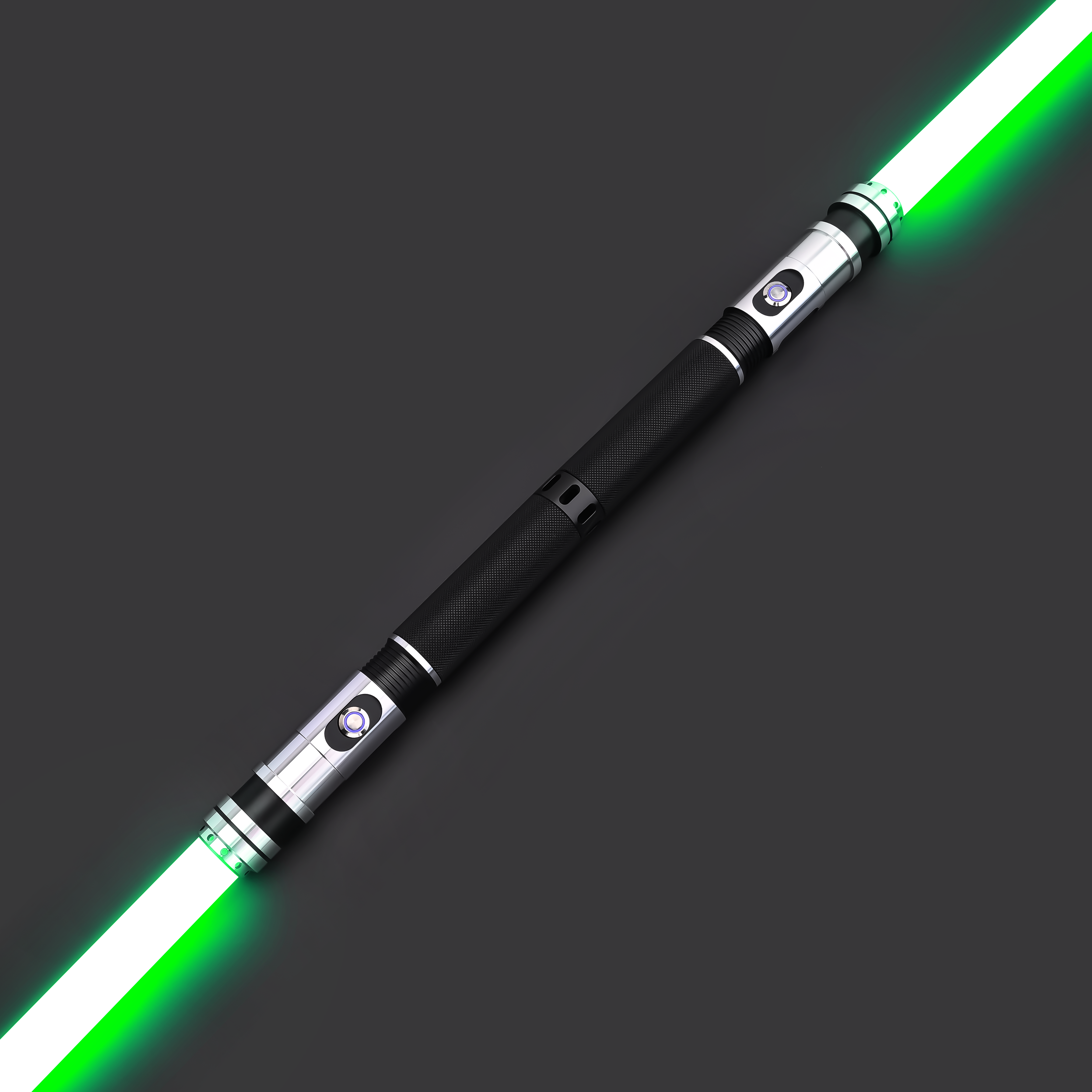 The Gilded Sovereign Twin Lightsabers