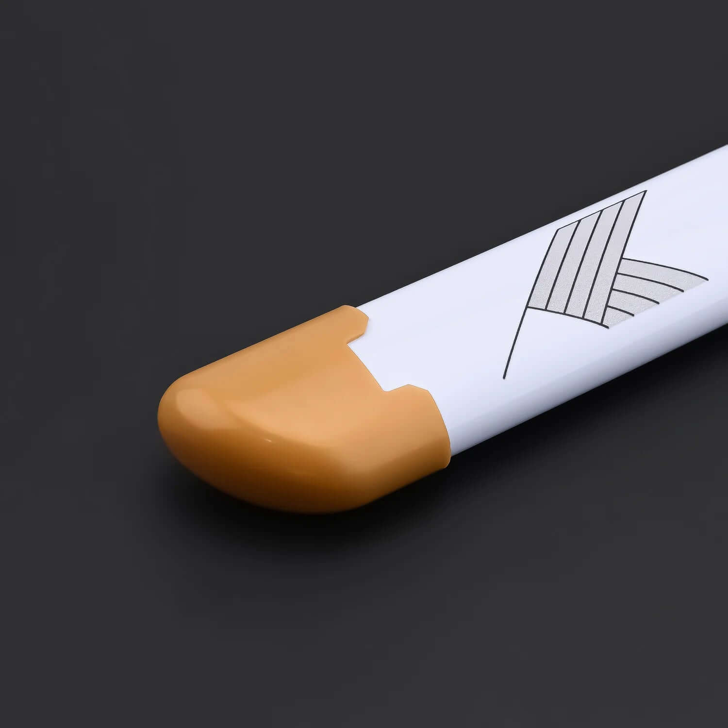 NovaSaber Demon Slayer Saber inspired by Kyojuro Rengoku, featuring a flame gold hilt, vibrant red and gold flame-shaped guard, and dynamic lighting and sound effects for immersive dueling and cosplay