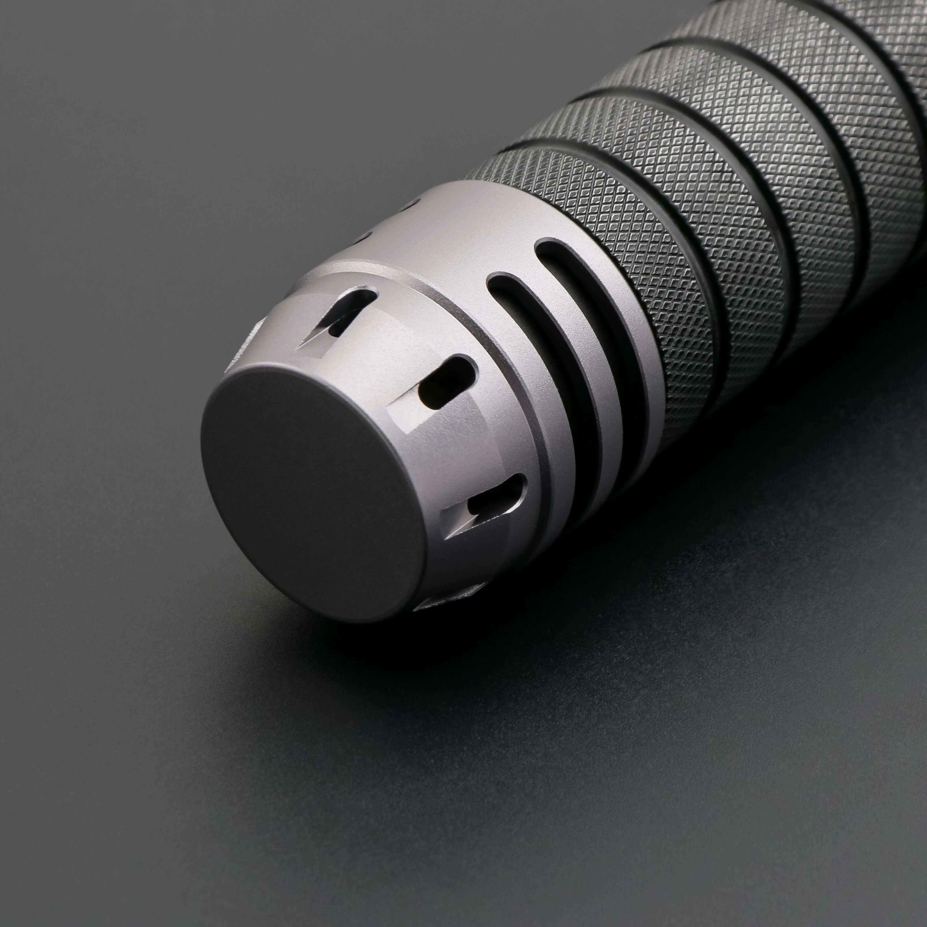 Naruto Lightsaber: Frosted aluminum alloy hilt with red grip, 32" or 36" removable polycarbonate blade, Baselit, Neopixel, or Proffie core options, 12 blade colors, 4–9 blade effects, 16–27 preinstalled soundfonts, ideal for cosplay and dueling.