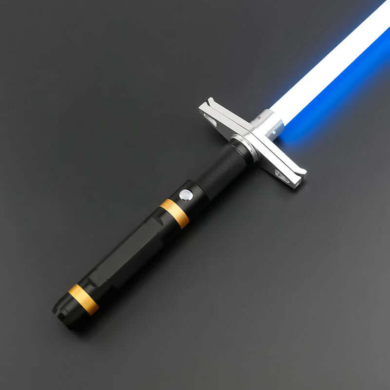 NovaSaber Knight’s Edge Saber – High-performance lightsaber with anodized aluminum alloy hilt, polycarbonate blade, and customizable features for cosplay, dueling, and display