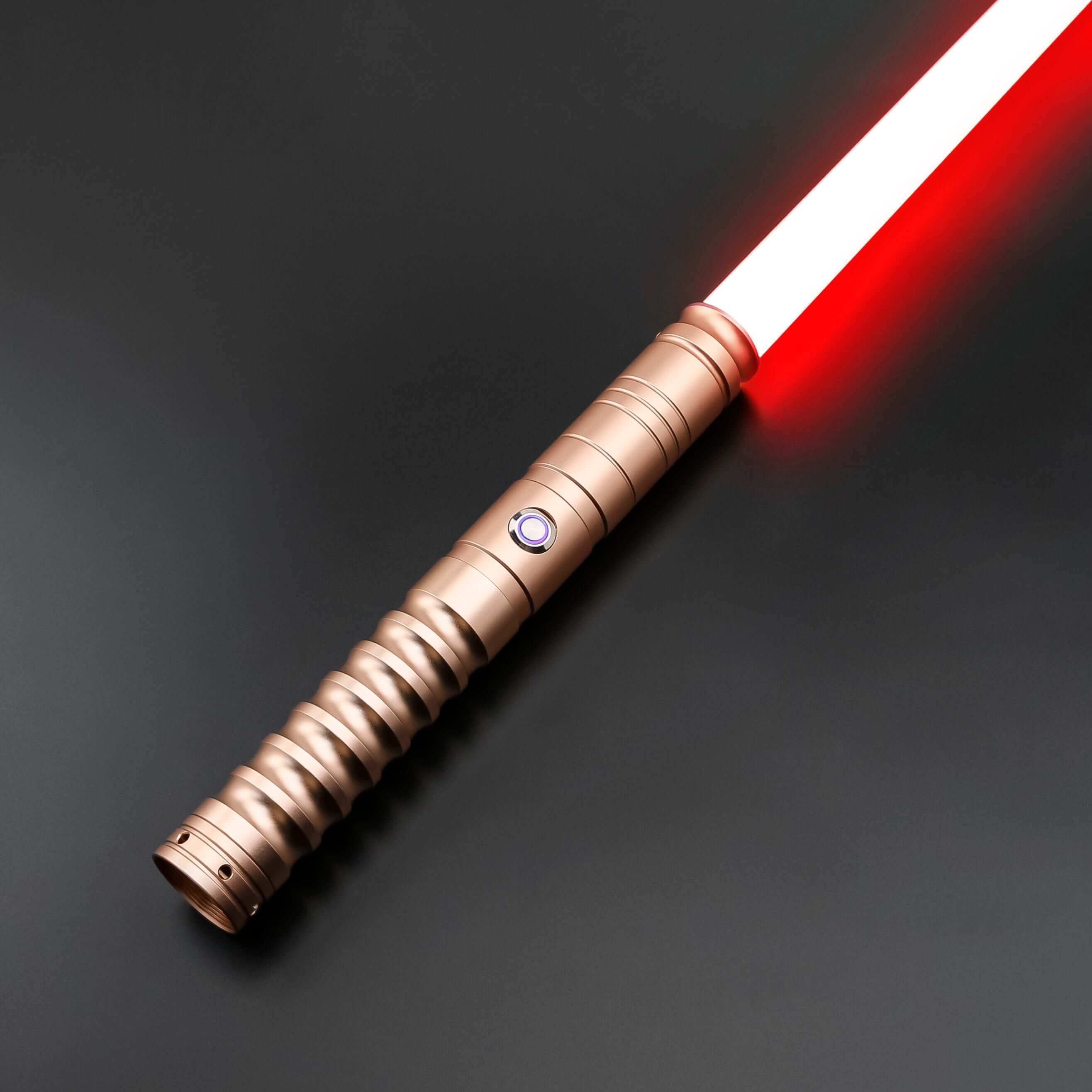 Novasaber Duelist Lightsaber Bundle – two aluminum alloy hilts in choice of grey, black, silver or gold, removable 77 cm or 82 cm polycarbonate blades, RGB S4/S16/S27 baselit or SN-Neopixel V4 Pro cores with customizable colors, effects, 27+ soundfonts an