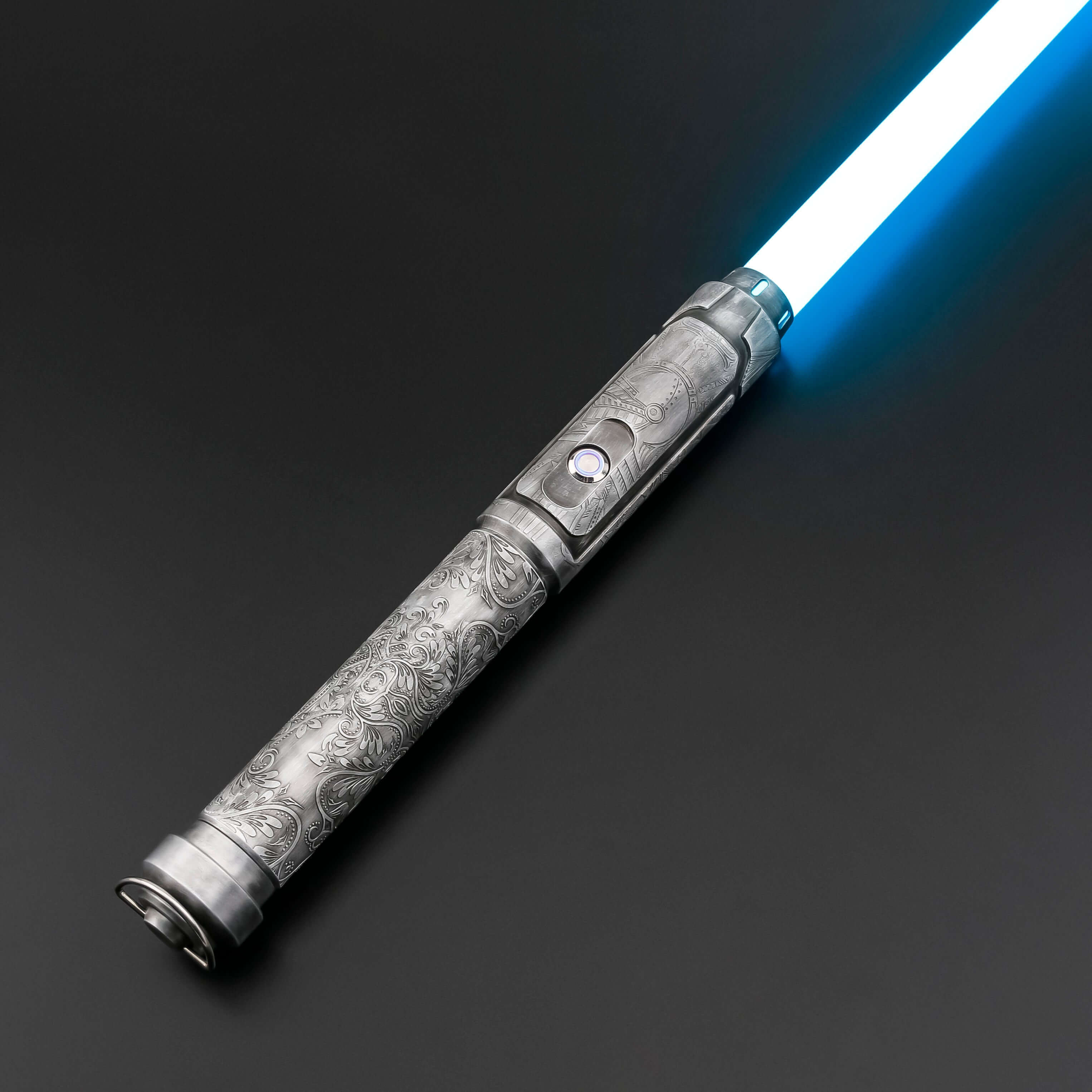 GreteIntroducing the Grete saber: A fusion of Nordic folklore and cutting-edge craftsmanship. Molded with aerospace-grade aluminum, this saber is influenced by the tales and legends of Northern Europe, shining with a distinct luminance from its LED blade.