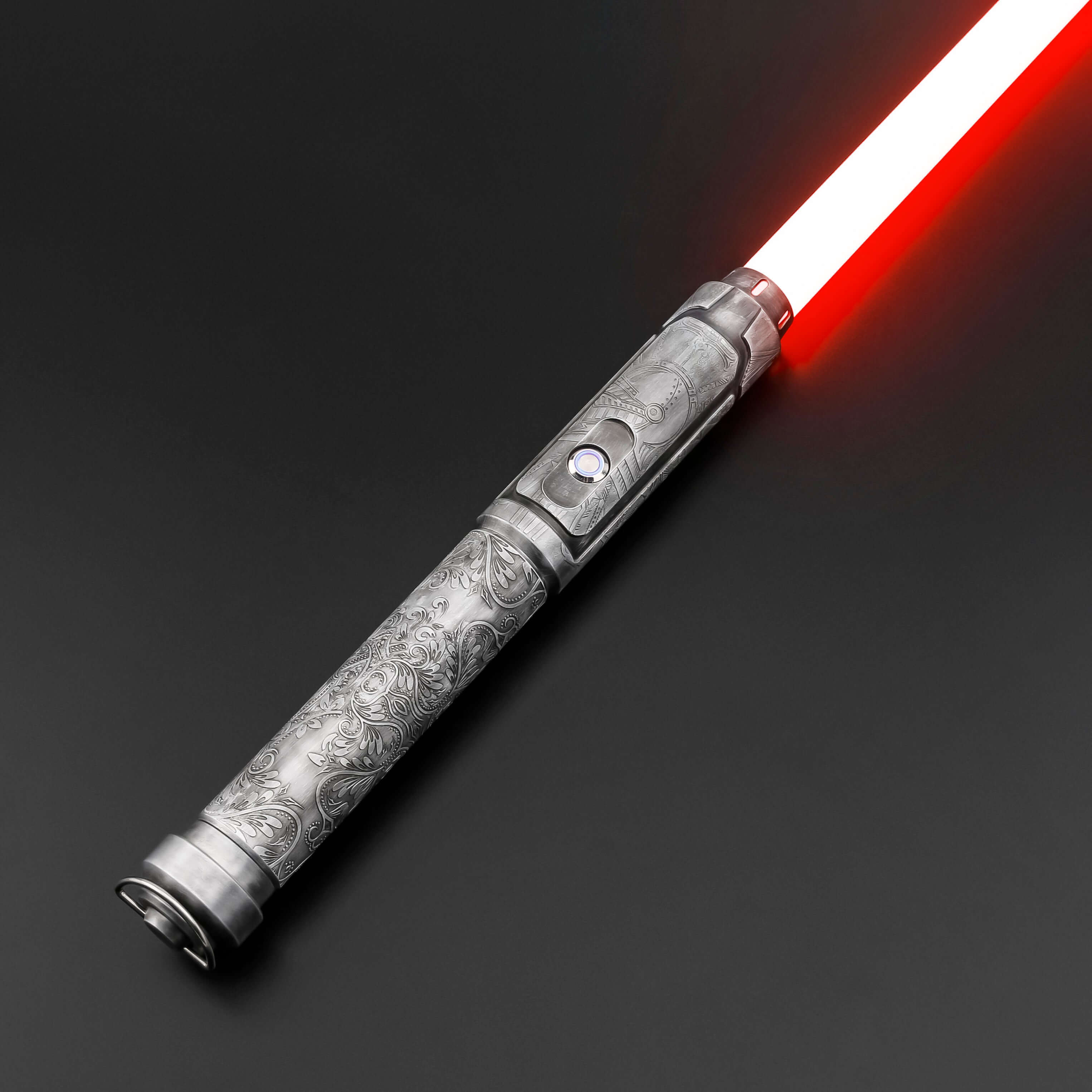 GreteIntroducing the Grete saber: A fusion of Nordic folklore and cutting-edge craftsmanship. Molded with aerospace-grade aluminum, this saber is influenced by the tales and legends of Northern Europe, shining with a distinct luminance from its LED blade.
