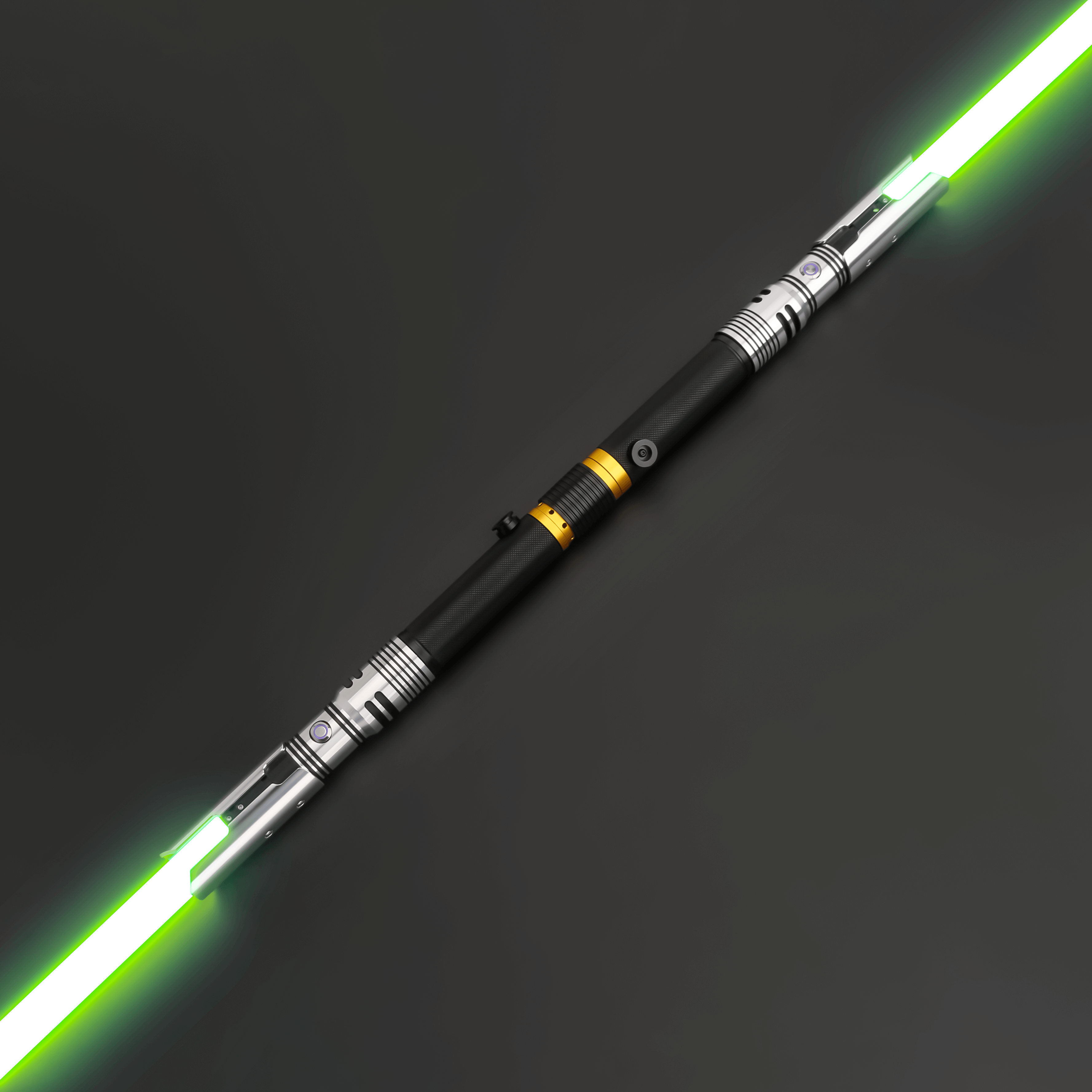 Fallen SE Neopixel Lightsaber: High-quality replica inspired by popular game hero, featuring aircraft-grade aluminum alloy hilt, superbright 50W neopixel blade, 12 color options, 27 sound fonts, Proffie board with 32GB SD card, and customizable effects