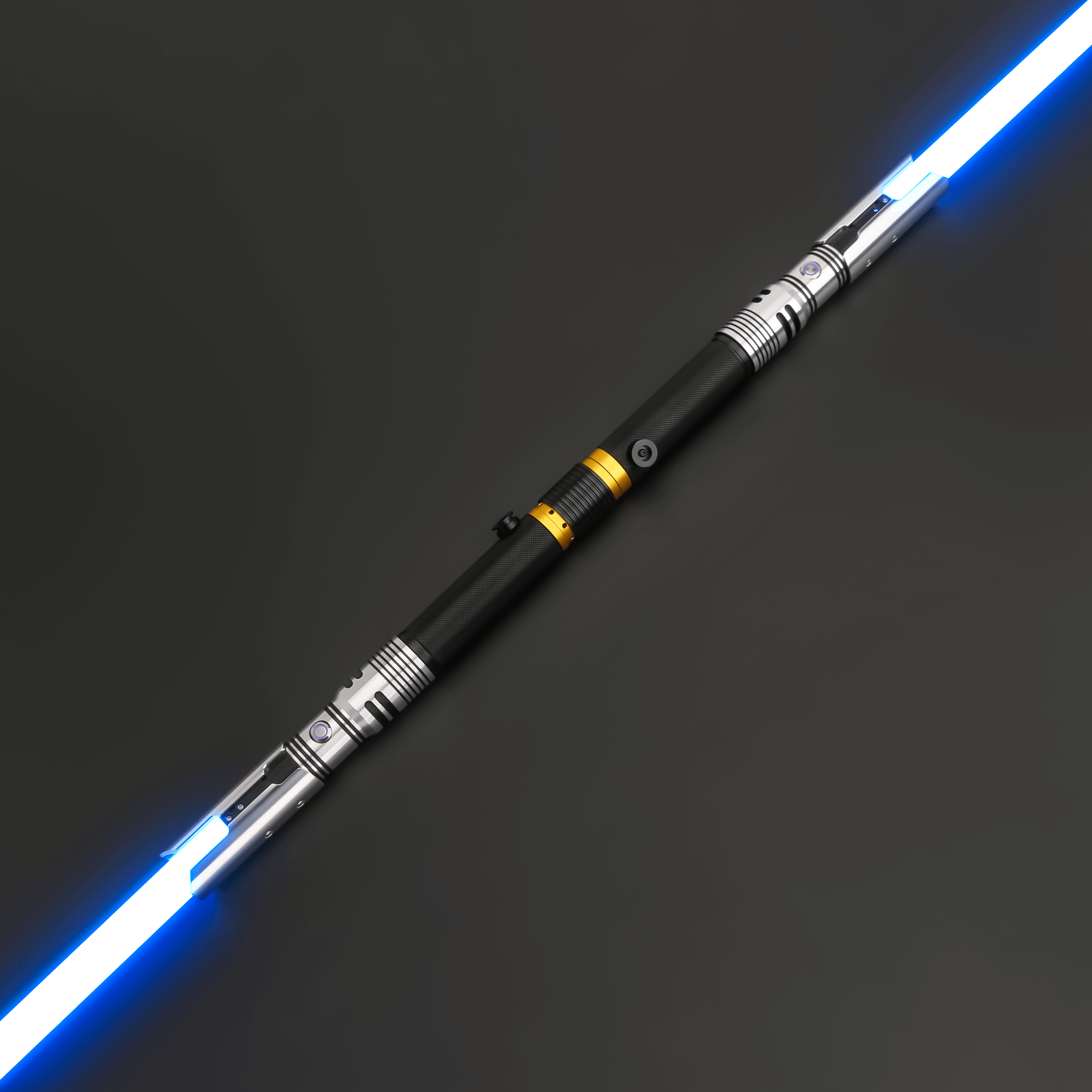 Fallen SE Neopixel Lightsaber: High-quality replica inspired by popular game hero, featuring aircraft-grade aluminum alloy hilt, superbright 50W neopixel blade, 12 color options, 27 sound fonts, Proffie board with 32GB SD card, and customizable effects