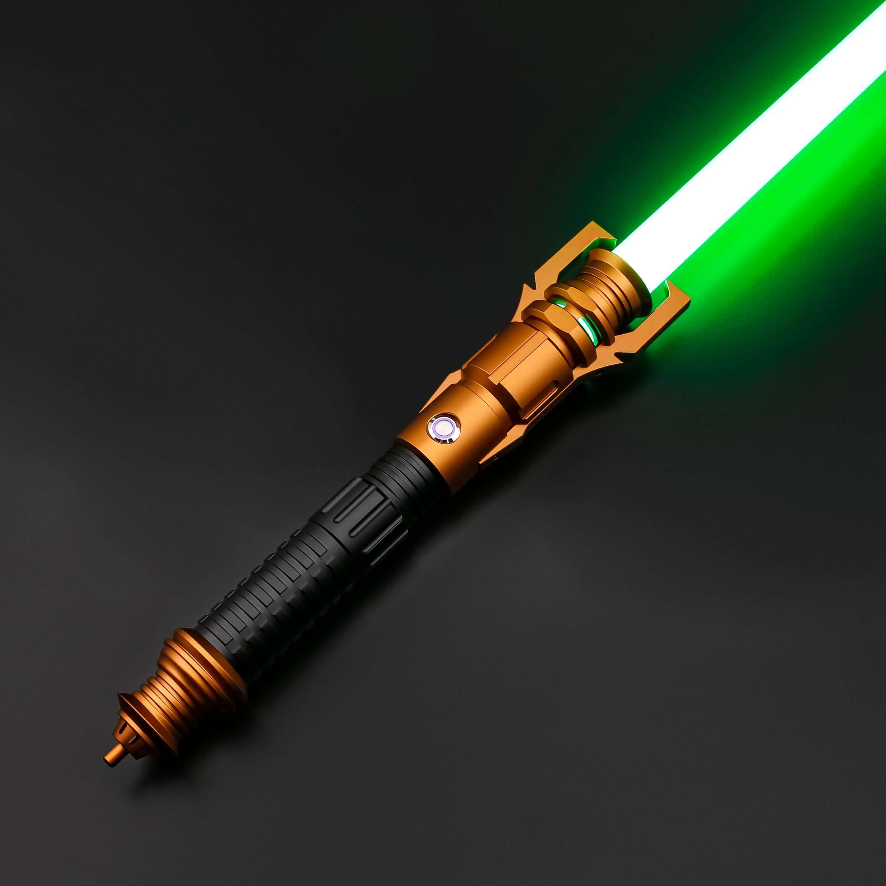 Taron Malicos Lightsaber: High-quality replica with polished hilt, intricate detailing, and durable construction, inspired by the fallen Jedi&