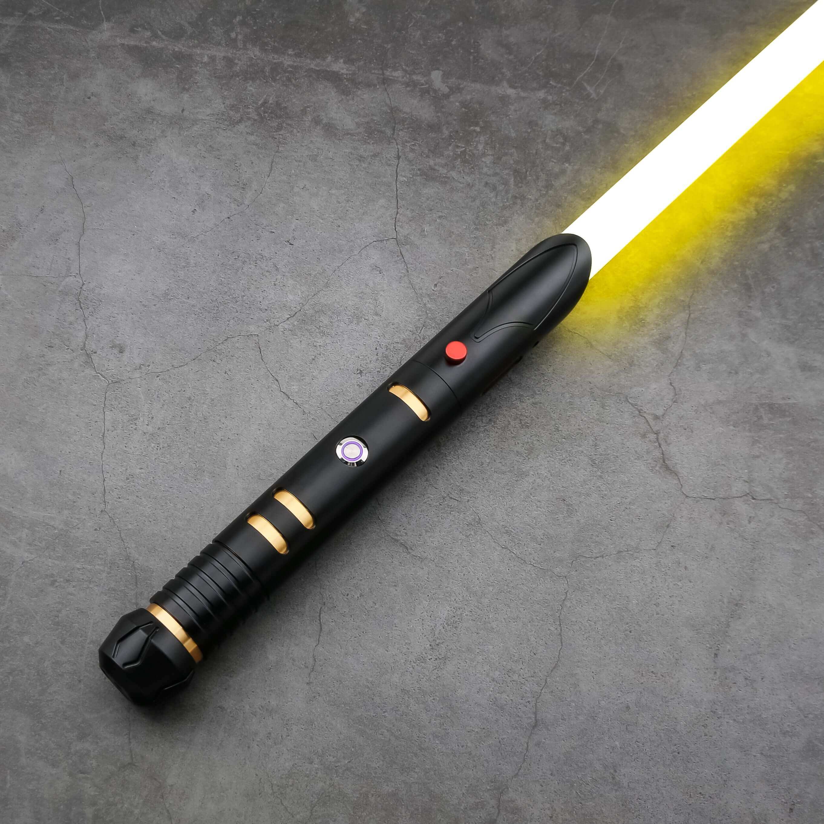 Temple Guard SE lightsaber: High-quality replica with polished hilt, intricate detailing, and durable construction, inspired by the Jedi Temple Guard&