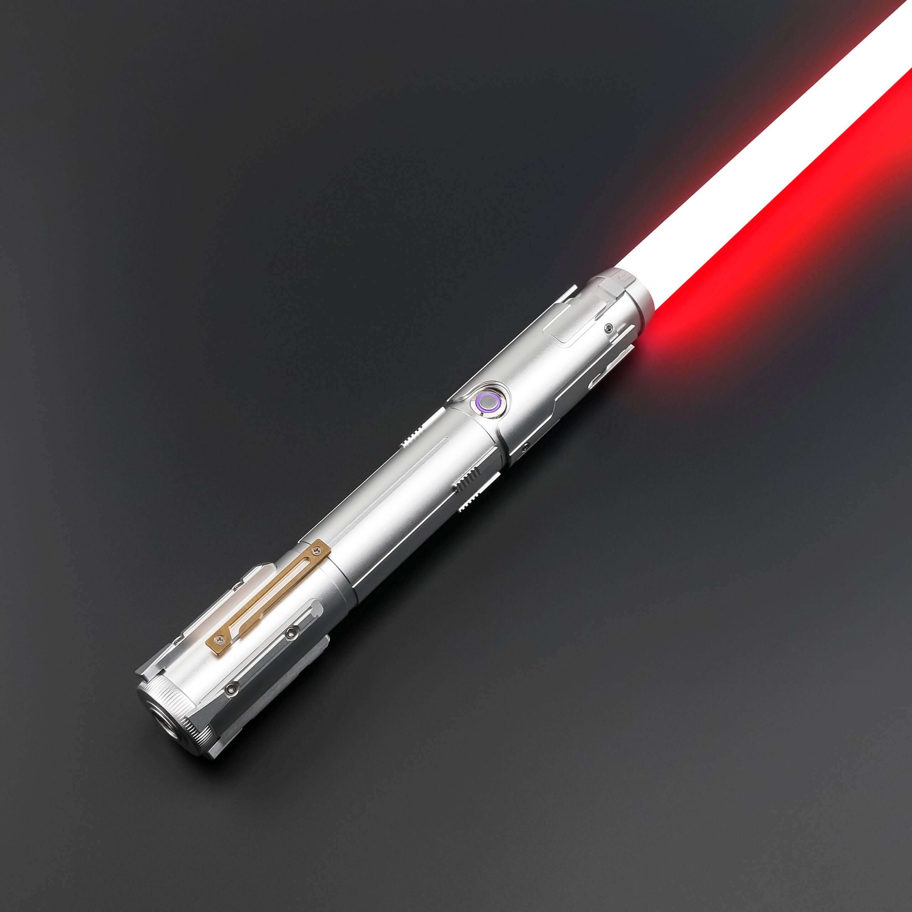 Ben Solo SE lightsaber: High-quality replica with frosted aluminum alloy hilt, removable polycarbonate blade, and advanced electronics, inspired by Ben Solo&