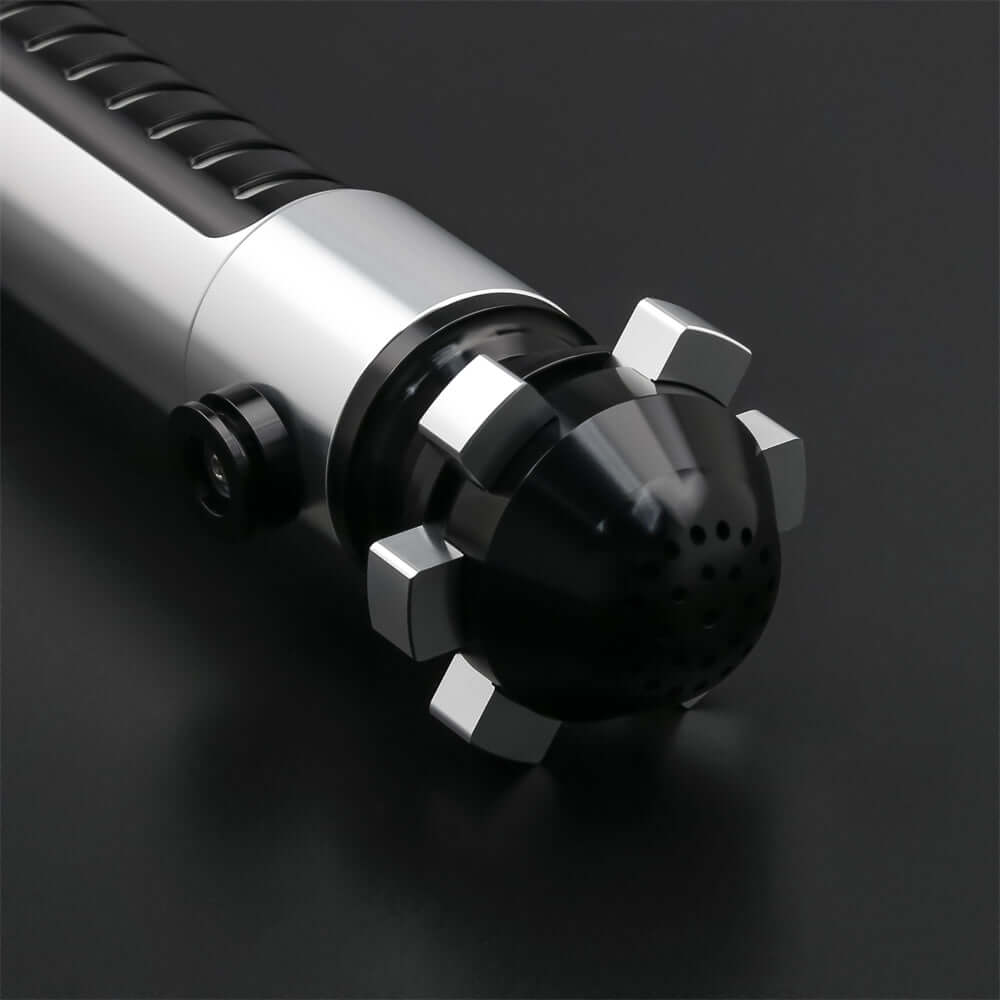 Obi EP1 Inspired Lightsaber featuring a durable polycarbonate blade with internal fiber-optic lighting, high-quality metal hilt, and authentic sound effects. Ideal for collectors and duelists.