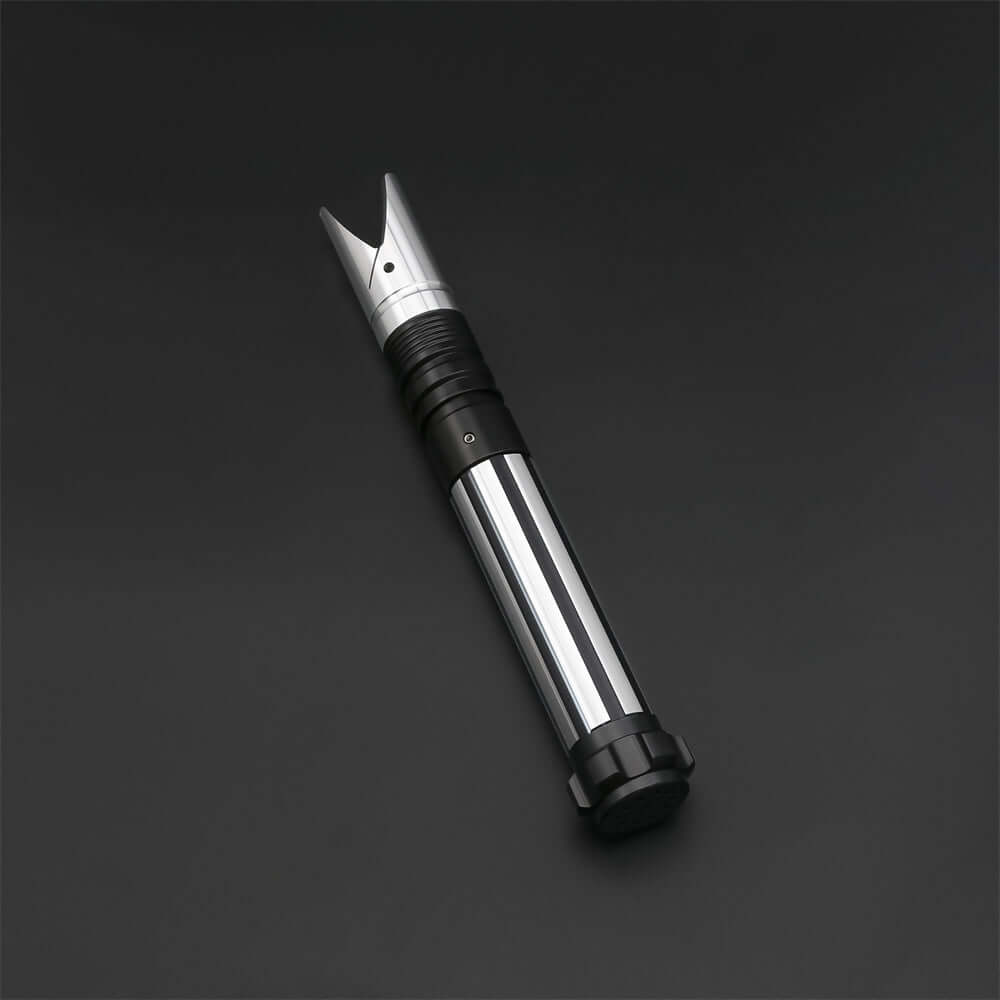 Conqueror Combat Lightsaber with rugged hilt and durable polycarbonate blade, designed for intense dueling and display.