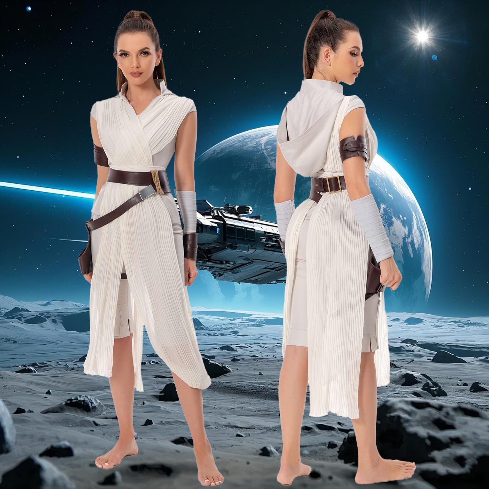 Womens Knight Costume Adult Outfits Force Master Cosplay Suits Halloween Costumes