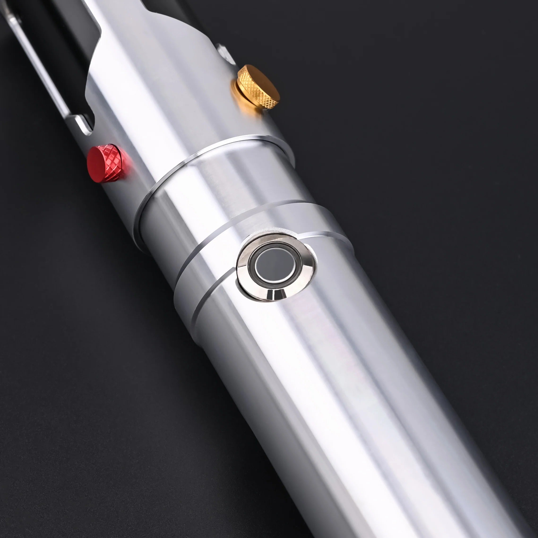 Kenobi SE lightsaber metallic hilt close up