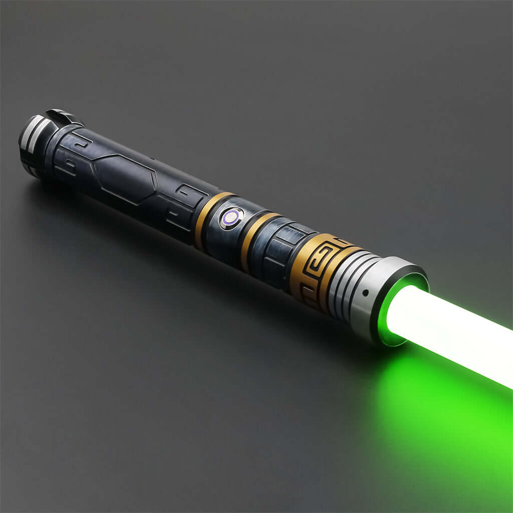 MV Champion lightsaber showcasing a stunning blend of futuristic design and meticulous craftsmanship.