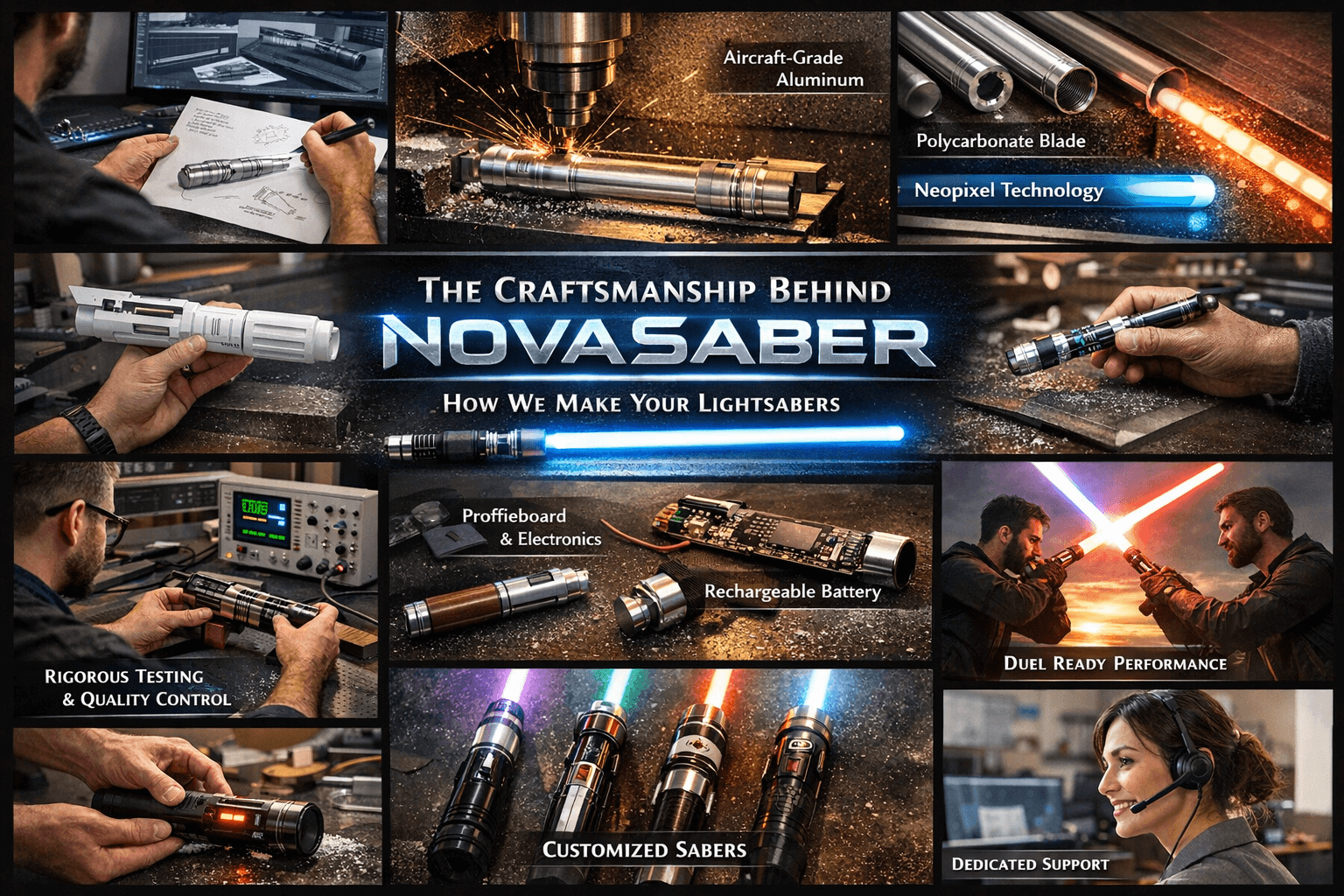 The Craftsmanship Behind NovaSaber: How We Make Your Lightsabers
