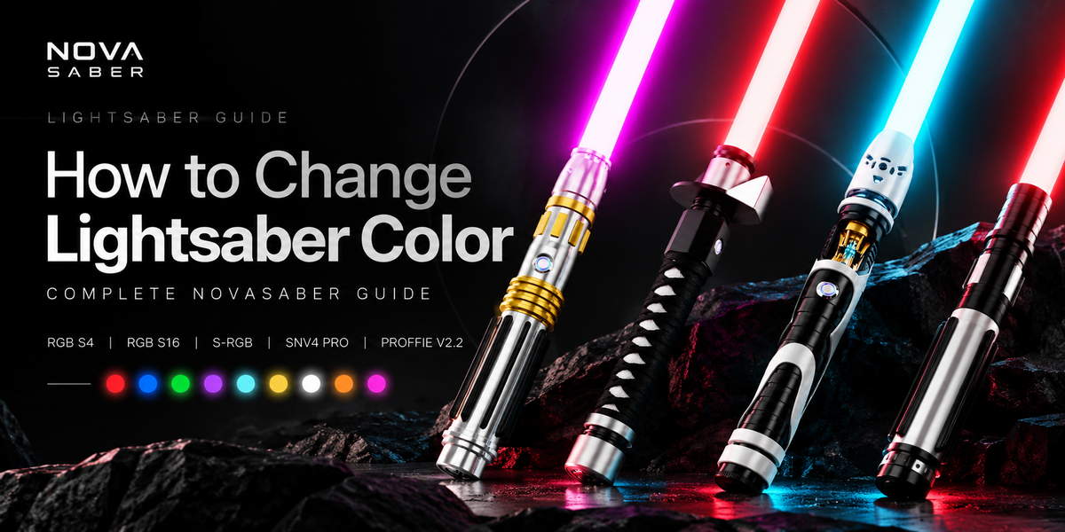 How to Change Lightsaber Color: Complete NovaSaber Guide
