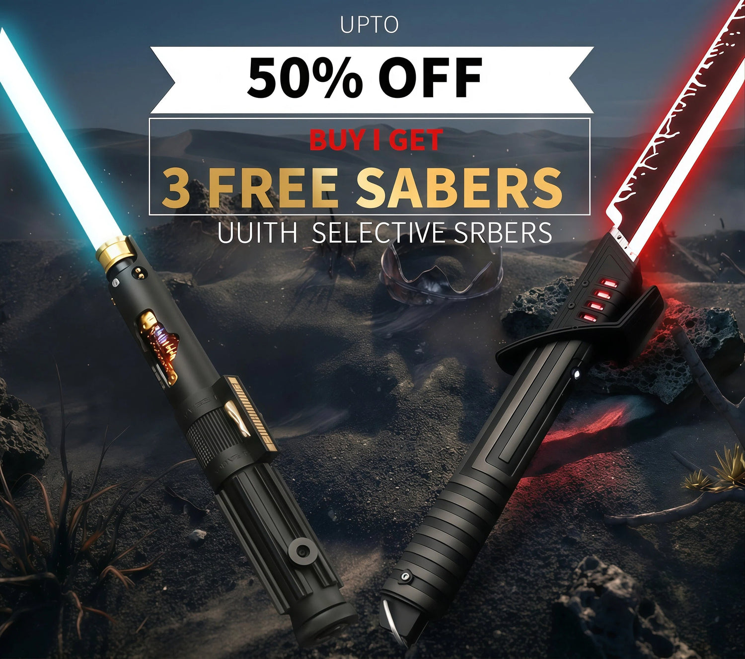 NovaSaber™ Limited Legacy Free Bundle (4-in-1) — Ultimate Custom Lightsaber Arsenal Experience