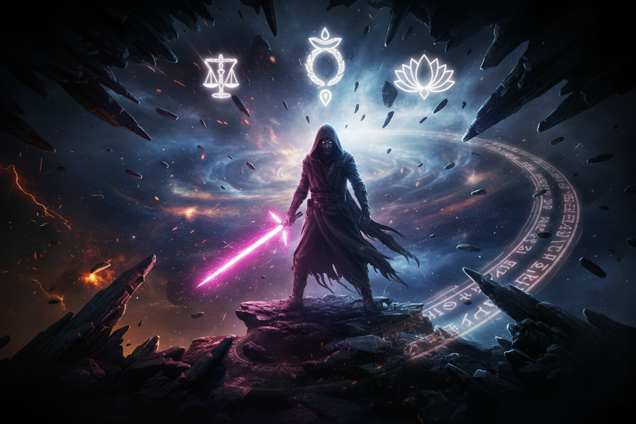 The Magenta Dual Lightsaber: Ambition, Duality, and Inner Depth