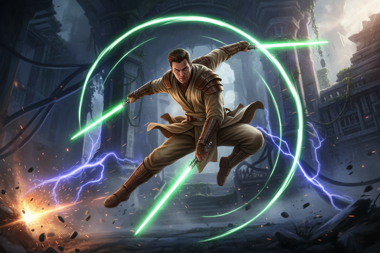 Ataru Lightsaber Form: Speed, Agility, and Relentless Offense