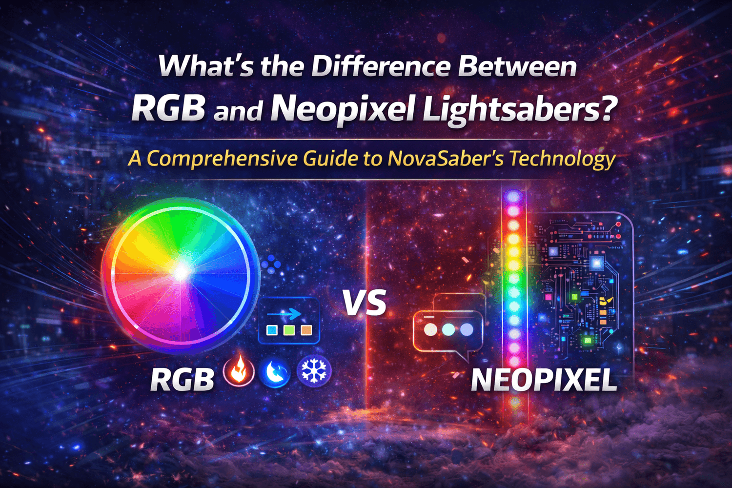 What’s the Difference Between RGB and Neopixel Lightsabers? A Comprehensive Guide to NovaSaber’s Technology