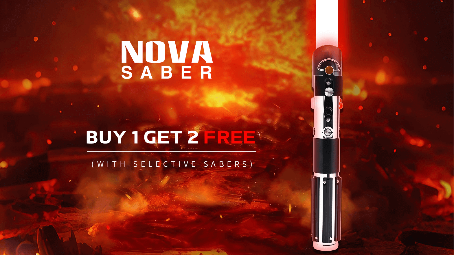 Vader EP5 SE Buy 1 Get 2 Free deal from NovaSaber – perfect for new buyers.