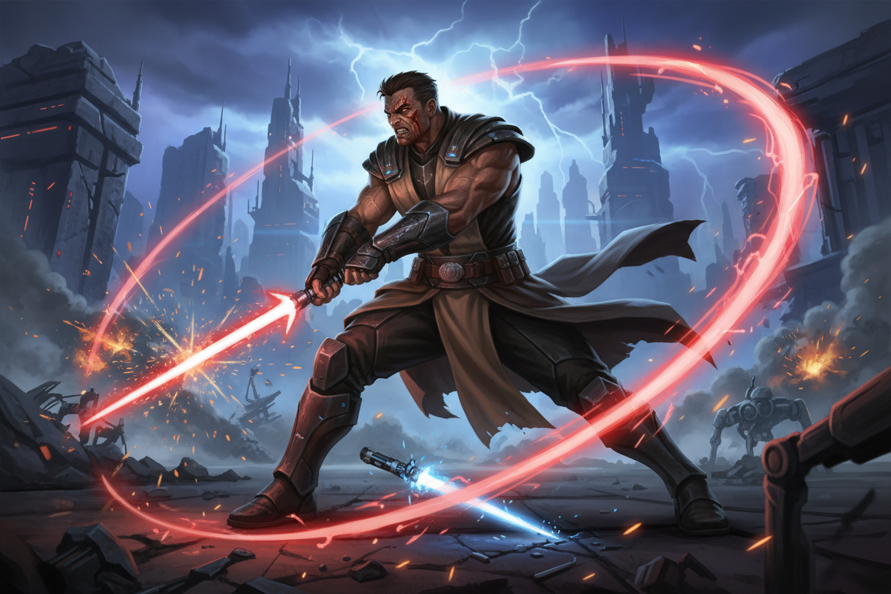 Form V Lightsaber Combat: Power, Counterattack, and Battlefield Control