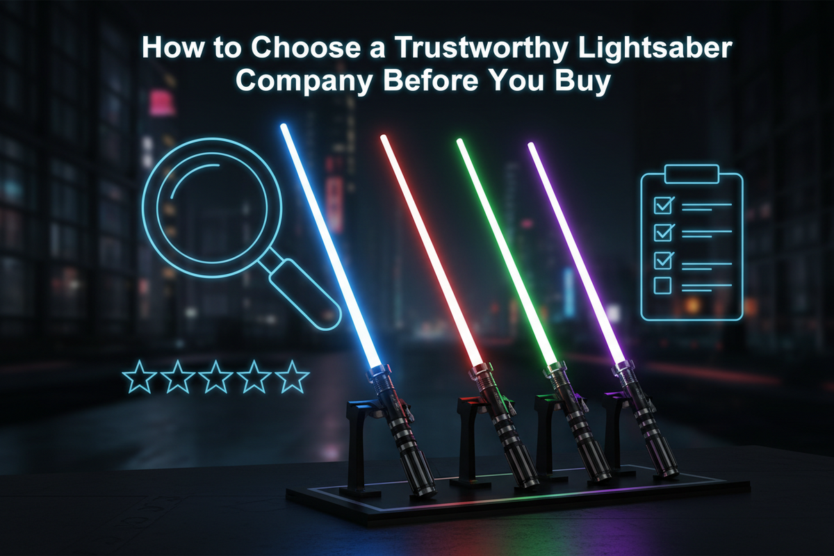 How to Choose a Trustworthy Lightsaber Company Before You Buy