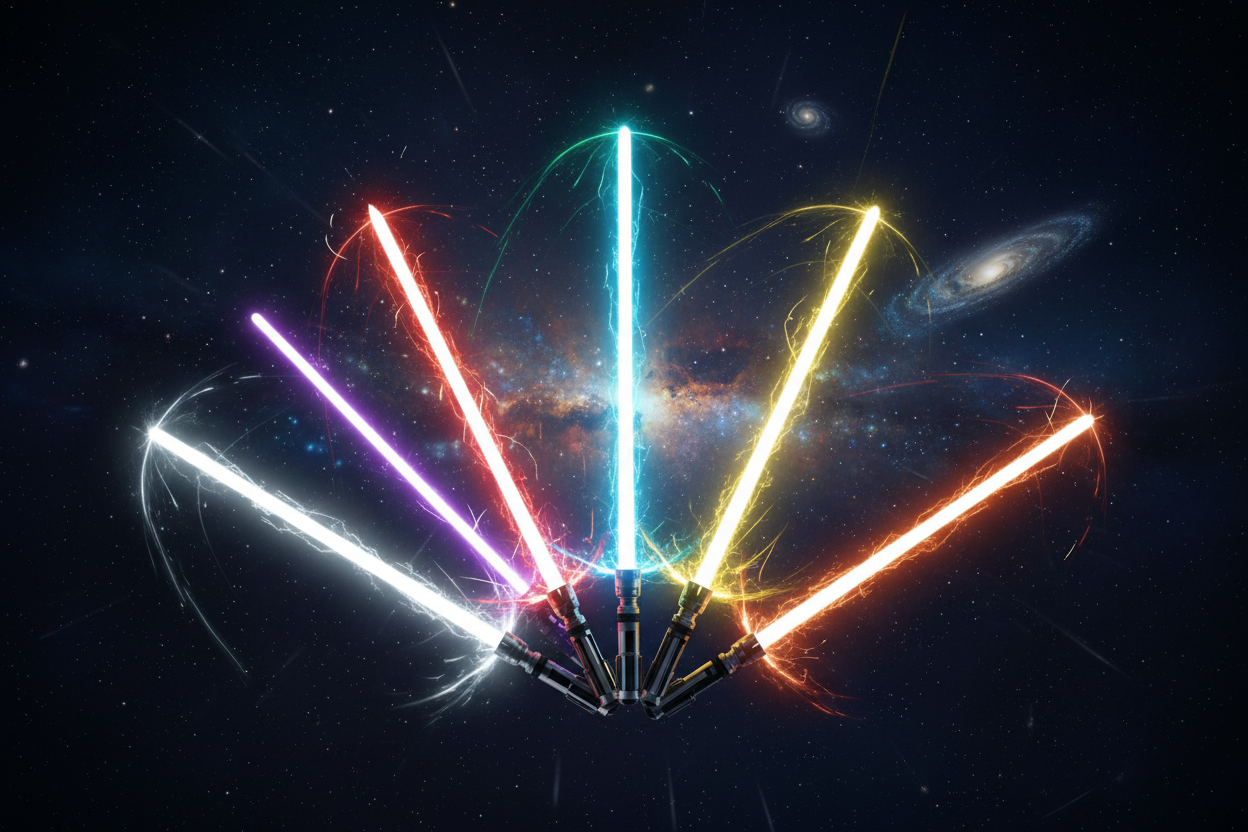 The Spectrum of the Force: What Do Lightsaber Colors Really Mean?
