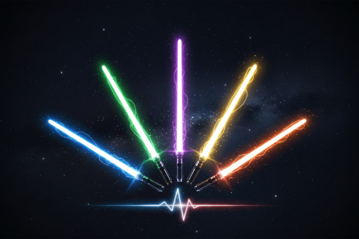 Lightsaber Colors Meaning: Complete Guide to All Star Wars Saber Colors