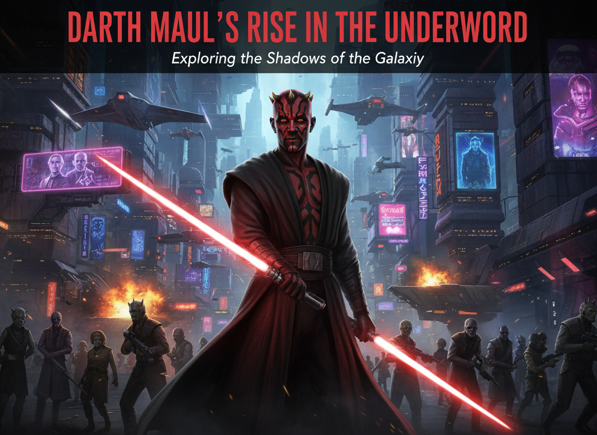 Exploring the Shadows of the Galaxy: Darth Maul's Rise in the Underworld