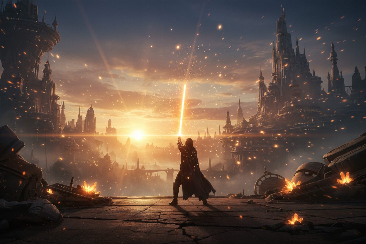 The Legacy of the Amber Lightsaber: A New Era of Courage and Hope
