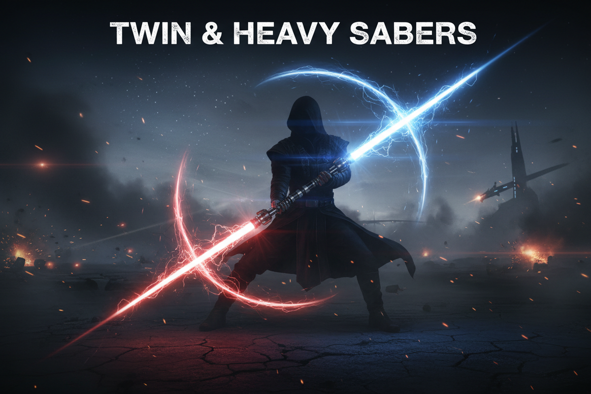 Ultimate Guide to Twin & Heavy Dueling Lightsabers: Unleash the Power of Double-Bladed Combat