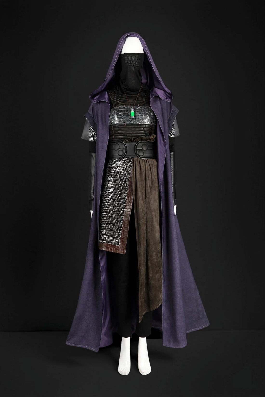 The Acolyte Cosplay Costume - Star Wars High Republic Era Assassin Outfit - Mysterious Dark Side Acolyte Robe Set