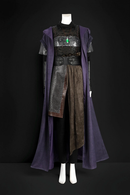 The Acolyte Cosplay Costume - Star Wars High Republic Era Assassin Outfit - Mysterious Dark Side Acolyte Robe Set