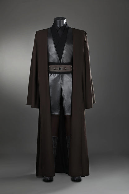 Anakin Cosplay Jedi Costume Skywalker Vader Darth Jedi Top Pants Cloak Belt Halloween Carnival Party Outfits Men