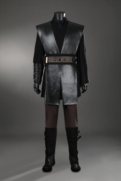 Anakin Cosplay Jedi Costume Skywalker Vader Darth Jedi Top Pants Cloak Belt Halloween Carnival Party Outfits Men