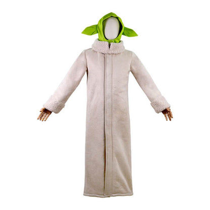 NOVASABERBaby Yoda Cosplay Costume Robe Hat Outfits Carnival Suit
