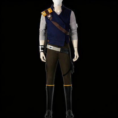 Mens Survivor Cal Kestis Cosplay Costume Outfit Halloween Party Cal Kestis Costume Adult Full Set