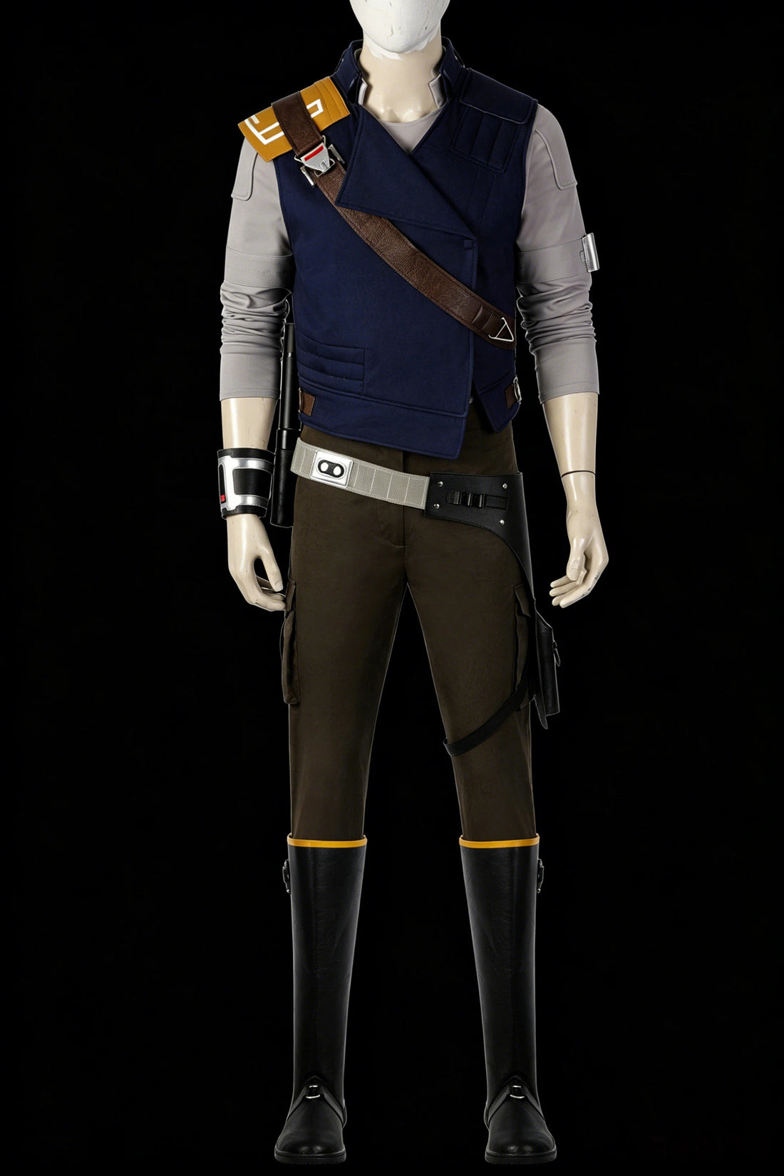 Mens Survivor Cal Kestis Cosplay Costume Outfit Halloween Party Cal Kestis Costume Adult Full Set