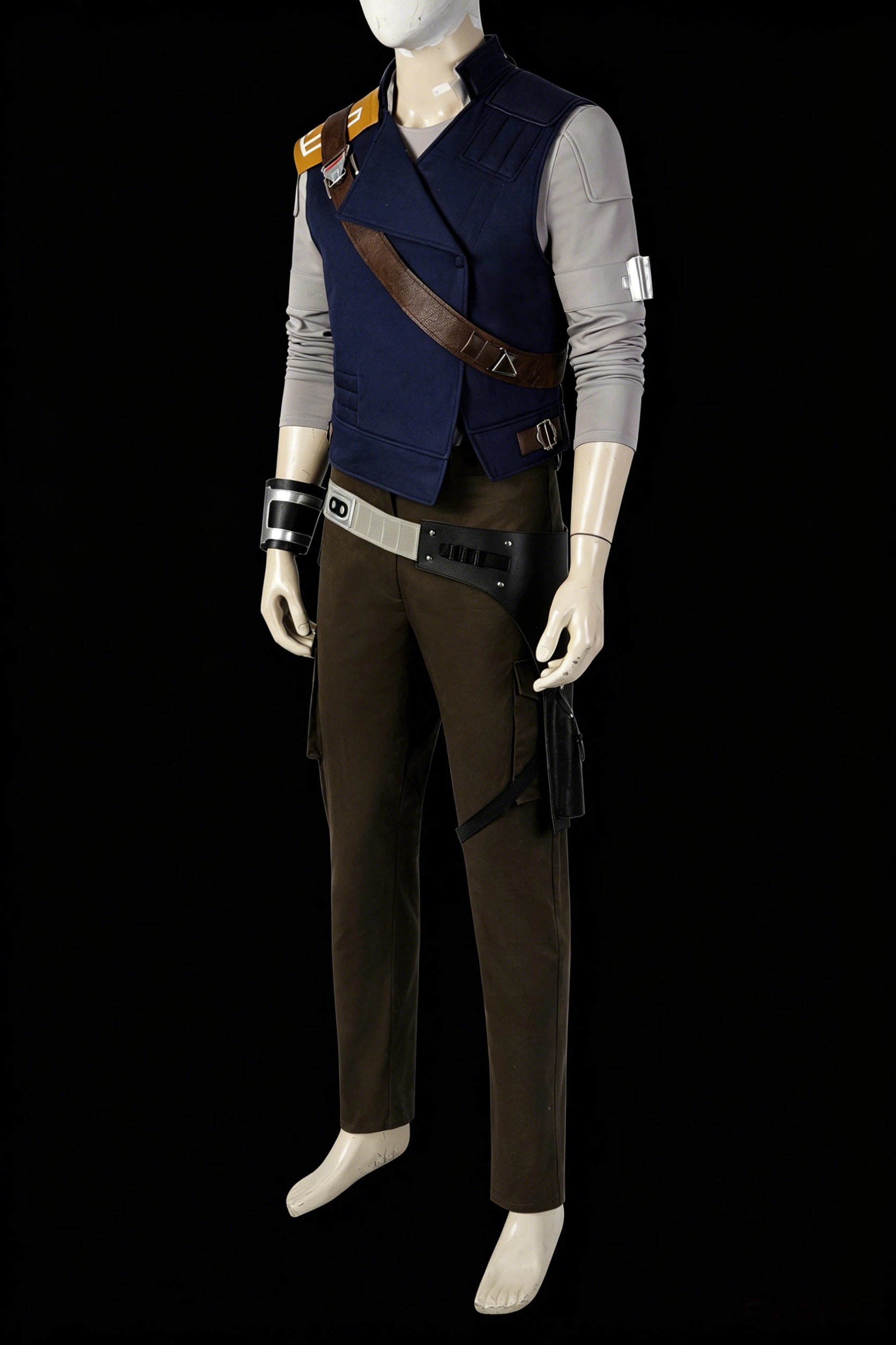 Mens Survivor Cal Kestis Cosplay Costume Outfit Halloween Party Cal Kestis Costume Adult Full Set