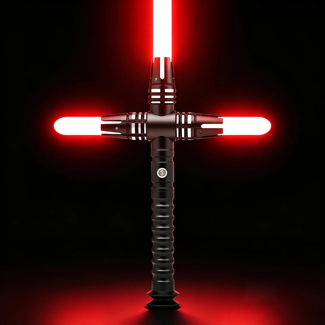 NovaSaber Kylo Ren combat lightsaber with crossguard red blade