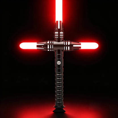 NovaSaber Kylo Ren combat lightsaber with crossguard red blade