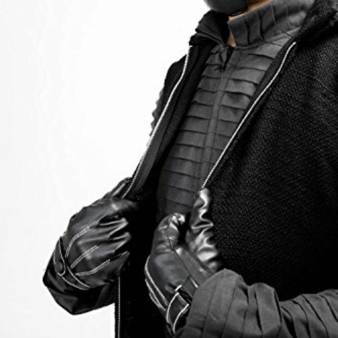 Mens Deluxe Kylo Ren Costume Full Suit New Version V3 with Belt &amp; Gloves