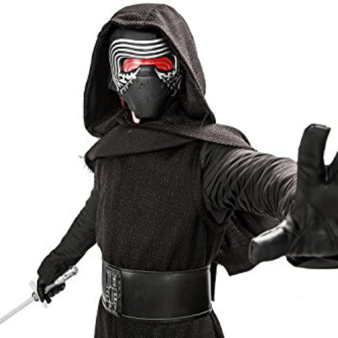 Mens Deluxe Kylo Ren Costume Full Suit New Version V3 with Belt &amp; Gloves