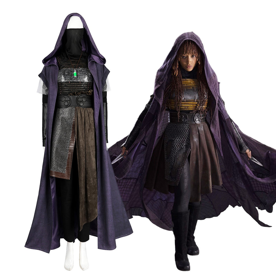 NOVASABERStar Wars The Acolyte Mae Female Full Set Top Cosplay Costumes