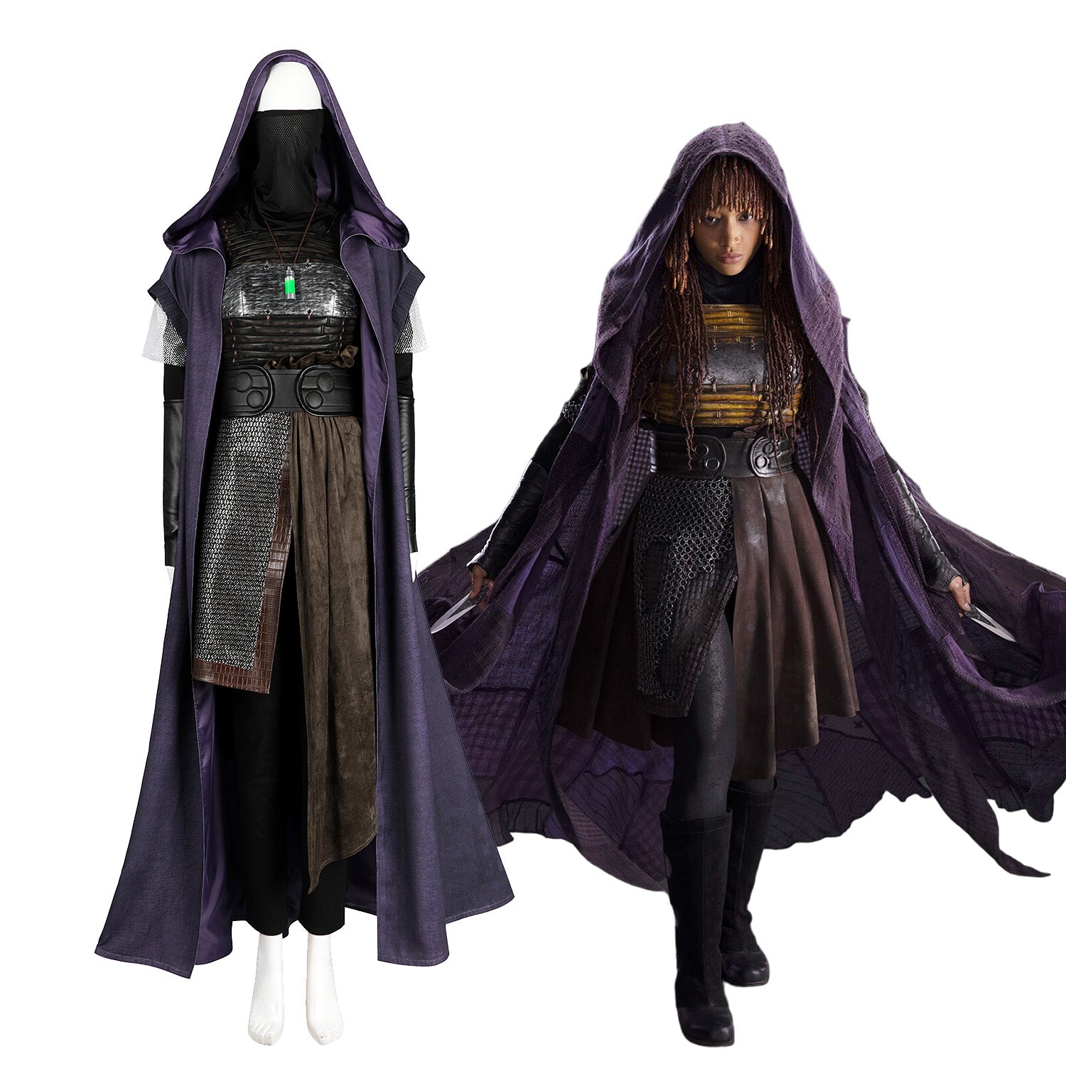 NOVASABERStar Wars The Acolyte Mae Female Full Set Top Cosplay Costumes