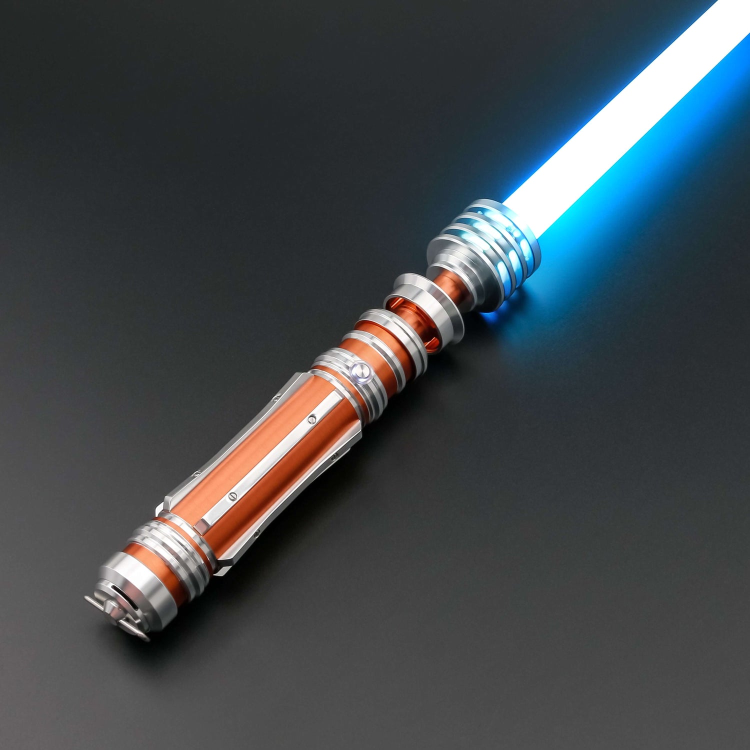 Leia SE lightsaber: High-quality replica with frosted aluminum alloy hilt, removable polycarbonate blade, and advanced electronics, inspired by Princess Leia&