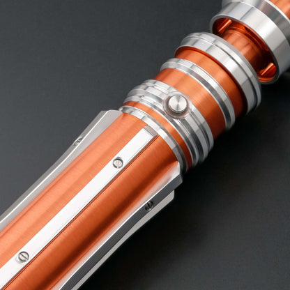 Leia SE lightsaber: High-quality replica with frosted aluminum alloy hilt, removable polycarbonate blade, and advanced electronics, inspired by Princess Leia&